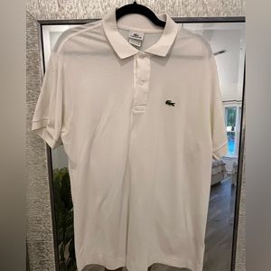 Lacoste White Polo